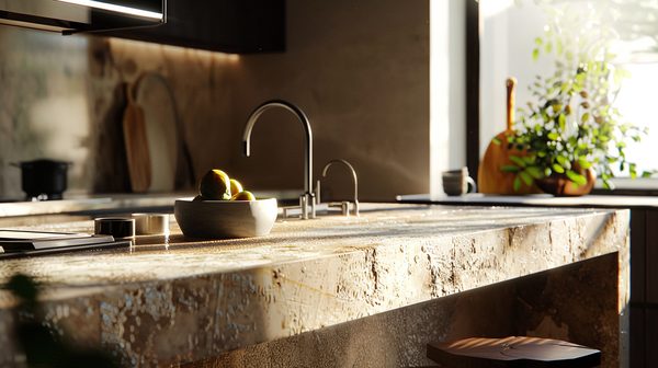Découvrez les avantages d'un plan de travail en pierre naturelle
