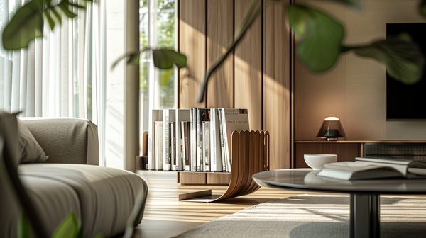 Optimisez votre espace avec un porte-revue élégant